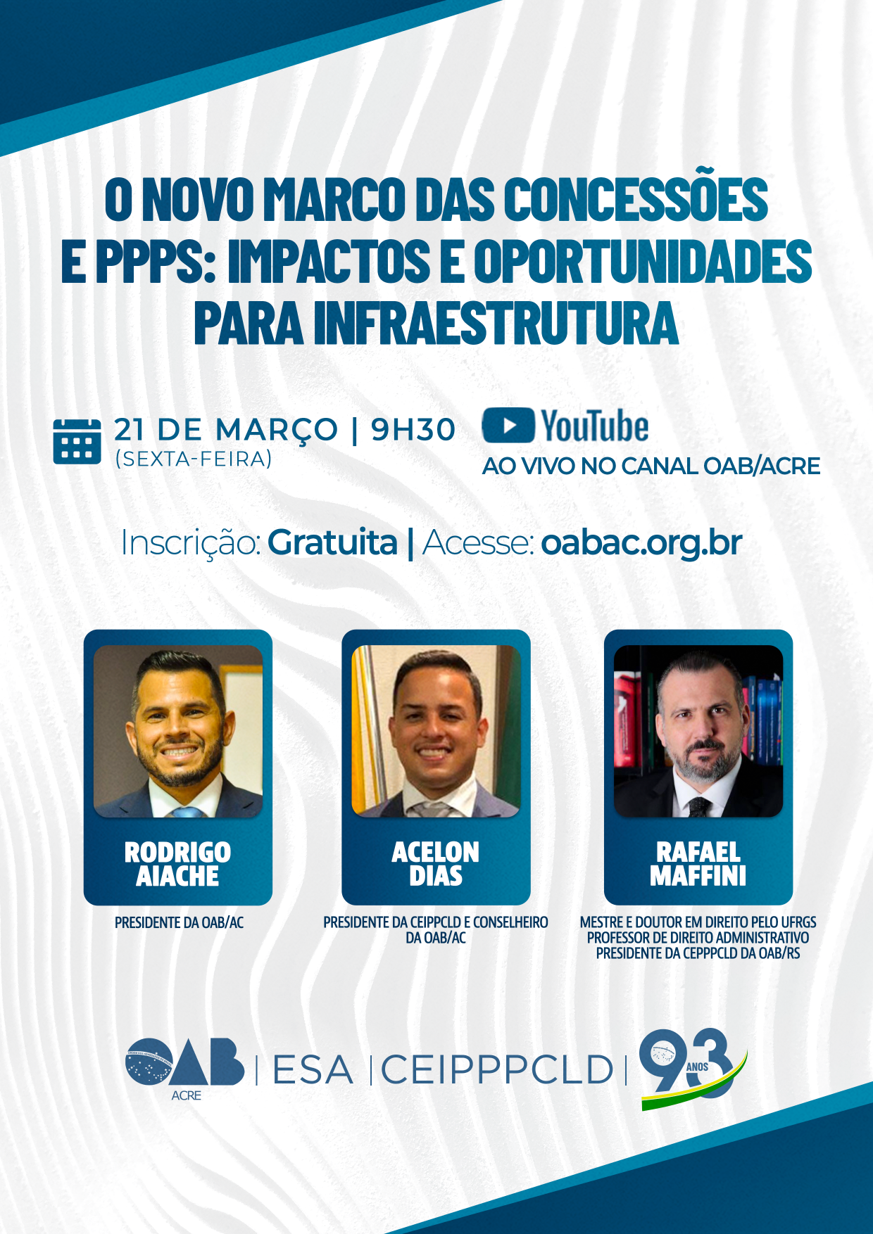 Divulgação · O Novo Marco das Concessões e PPPs: Impactos e Oportunidades para Infraestrutura